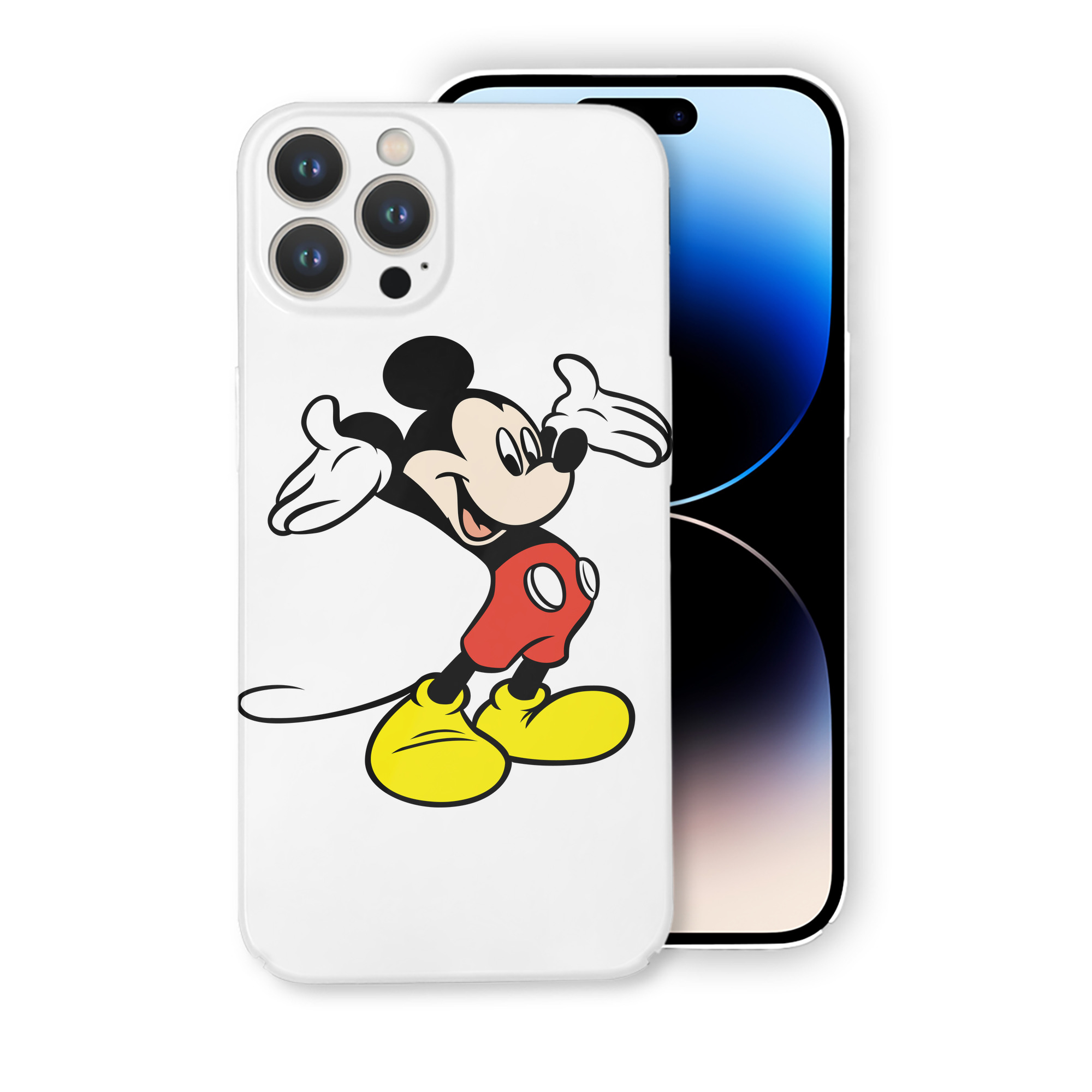 （画像用） ミッキーマウス Mickey Mouse 【iPhone 14シリーズ対応】ハードケース